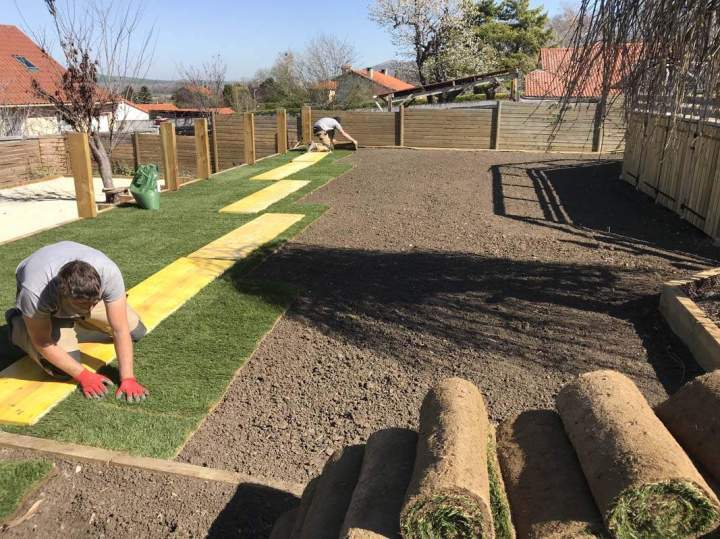 Pose de gazon Lempdes