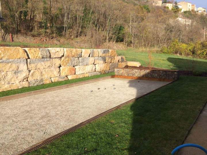 Création de terrain de pétanque Lempdes