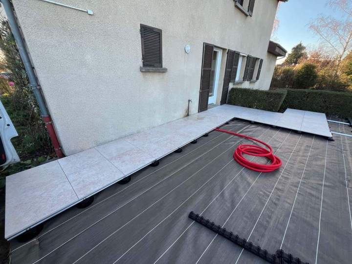 Pose de terrasse Lempdes