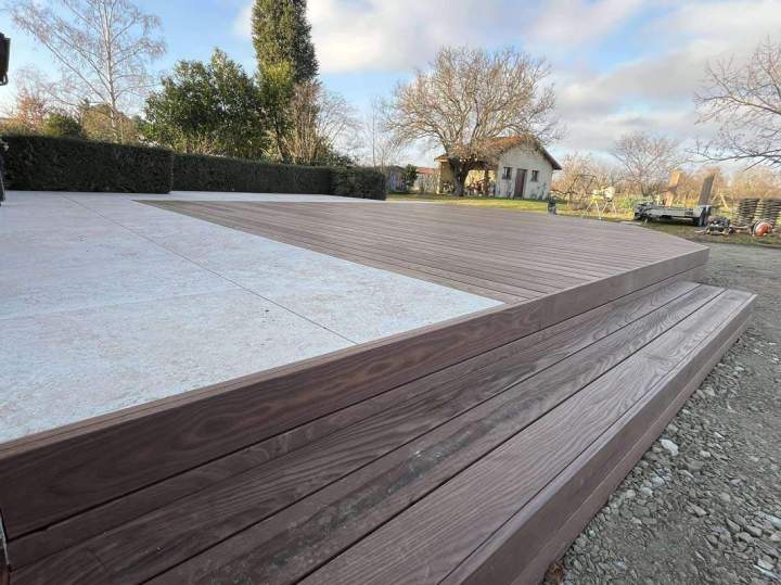 Terrasse en bois Lempdes