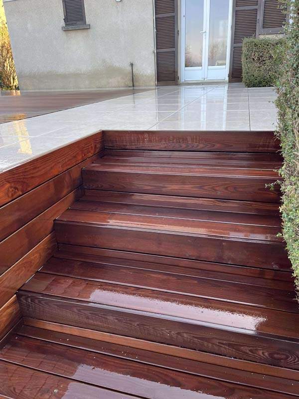 Pose d'escalier en bois Lempdes