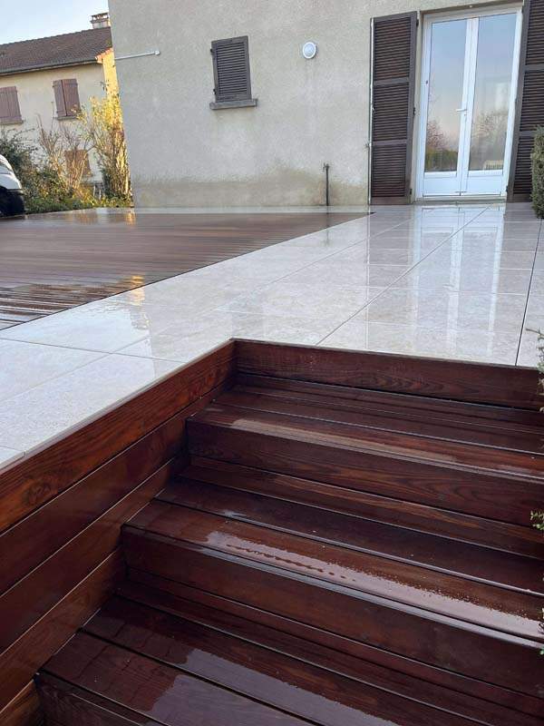 Pose d'escalier en bois Lempdes