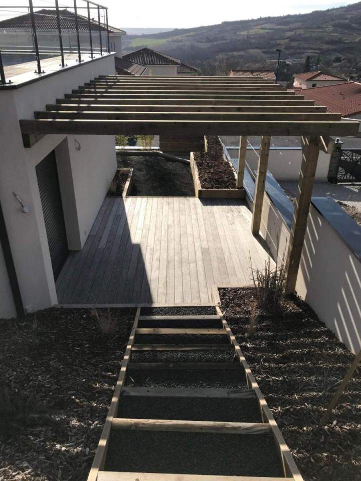 Pergola extérieure bois Lempdes