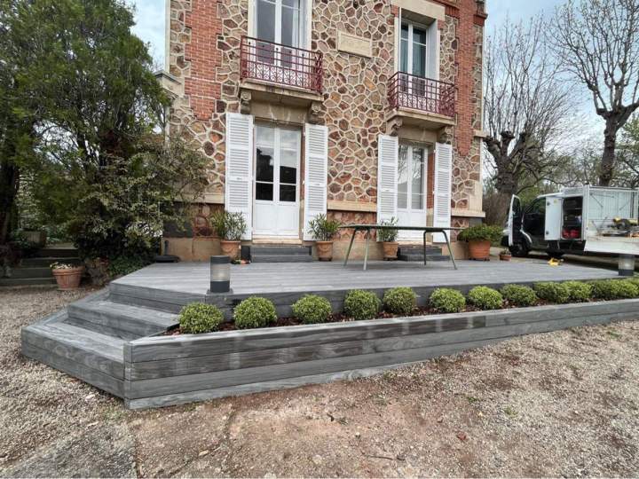 Pose de terrasse Lempdes